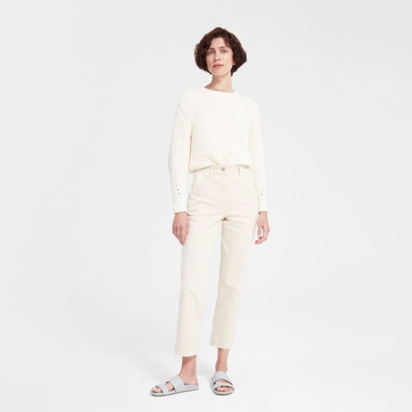 Everlane Denim - Everlane The Straight Leg High Rise Crop Jeans NWT